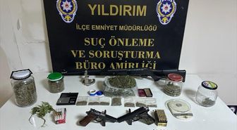 Bursa'da uyuşturucu operasyonlarında 2 zanlı yakalandı