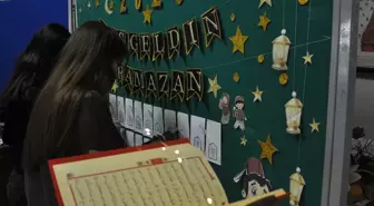 Bursa, Eskişehir, Çanakkale ve Kütahya'da öğrenciler okul ve sınıflarını ramazan için süsledi