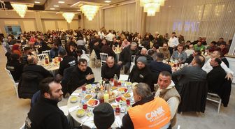 Canik Belediyesi çalışanlarına yönelik iftar programı düzenlendi