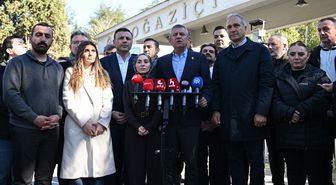 CHP Genel Başkanı Özel, Boğaziçi Üniversitesi'ni ziyaretinin ardından konuştu Açıklaması