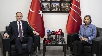 CHP Genel Merkezi'nde siyasi partiler arası bayramlaşma