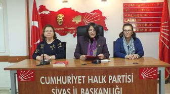 CHP Sivas Kadın Kolları Başkanı Korkmaz 8 Mart Dünya Kadınlar Günü'nü kutladı