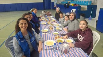 Cide Gençlik ve Spor İlçe Müdürlüğü tarafından iftar verildi