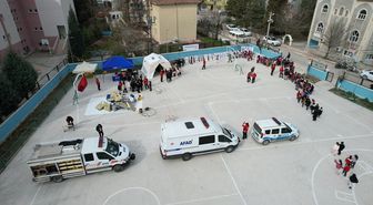 Çorum'da bin öğrencinin katılımıyla afet farkındalık eğitimi düzenlendi