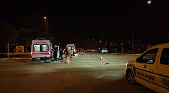 Çorum'da çarpışan iki motosikletin de sürücüsü yaralandı
