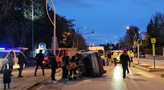 Çorum'da cip ile kamyonetin çarpıştığı kazada 2 kişi yaralandı