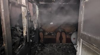 Çorum'da gecekonduda çıkan yangın söndürüldü