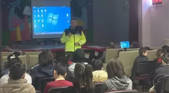 Çorum'da öğrencilere trafik eğitimi verildi