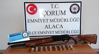 Çorum'da silahla eve ateş açtığı iddia edilen kişi yakalandı