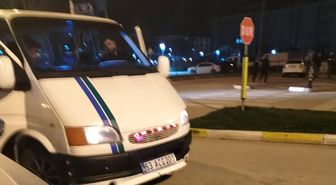 Çorum'da sürücünün yayayı darbetmesi güvenlik kamerasında