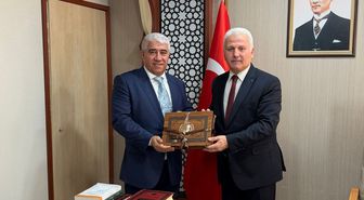 Çorum İş İnsanları Platformu üyeleri Müftü Yığman'ı ziyaret etti