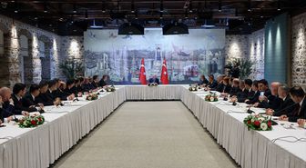 Erdoğan, ASKON Yönetim Kurulu Üyelerini Kabul Etti
