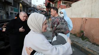 Cumhurbaşkanı Erdoğan, İstanbul'da Kayacık ailesinin iftar sofrasına konuk oldu
