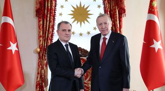 Cumhurbaşkanı Erdoğan, Türk Devletleri Teşkilatı Üyesi Dışişleri Bakanlarını Kabul Etti