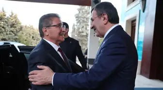 Cumhurbaşkanı Yardımcısı Yılmaz, KKTC Başbakanı Üstel ile görüştü Açıklaması