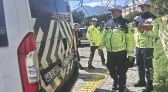 Datça'da öğrenci servislerine yönelik denetim gerçekleştirildi