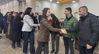 DEM Parti Eş Genel Başkanı Hatimoğulları, Hakkari'de iftar programına katıldı Açıklaması