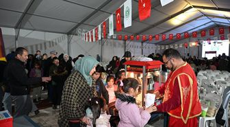 Demirci'de çocuklar ramazan etkinliğinde eğlendi