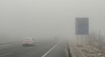 Denizli'de sis ulaşımı olumsuz etkiliyor