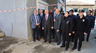 Denizli Valisi Köşger depremin yaşandığı Buldan'da incelemelerde bulundu Açıklaması