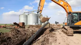 Derik'te içme suyu hattında yenileme çalışması başlatıldı