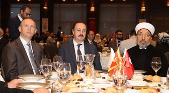 Diyanet İşleri Başkanı Arpaguş, Kuzey Makedonya'da iftar programında konuştu Açıklaması