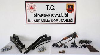 Diyarbakır'da operasyonlarda silah ve mühimmat ele geçirildi