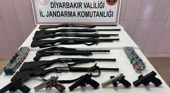Diyarbakır'da operasyonlarda silah ve mühimmat ele geçirildi