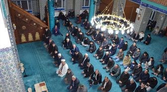 Dodurga'da bayram namazı kılındı