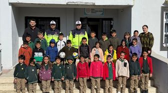 Doğanşehir'de jandarmadan öğrencilere trafik semineri