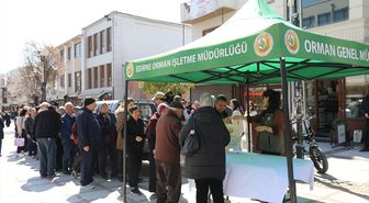 Edirne'de 3 bin ıhlamur fidanı dağıtıldı
