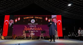 Edirne'de 'Ramazan Sokağı'nda tasavvuf musikisi konseri düzenlendi