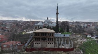 Edirne'deki Muradiye Mevlevihanesi'nin ihyasına yönelik çalışmalar sürüyor