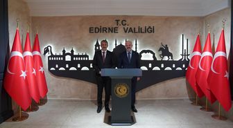 Edirne Valisi Sezer, Aile ve Sosyal Hizmetler Bakan Yardımcısı Çalışkan'ı kabul etti