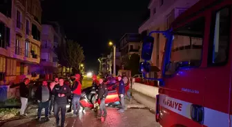 Edremit'te polis devrilen otomobilin sürücüsünü arıyor