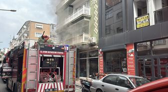 Efeler'de iş yerinde çıkan yangın hasara neden oldu