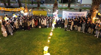Ege Üniversitesi'nde 'Müminler Kardeştir' temalı iftar programı yapıldı