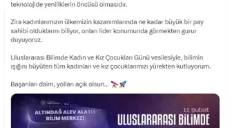 Emine Erdoğan'dan 'Uluslararası Bilimde Kadın ve Kız Çocukları Günü' paylaşımı
