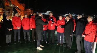 Enerji ve Tabii Kaynaklar Bakanı Bayraktar, Yıldırım Sondaj Gemisi'nde konuştu Açıklaması
