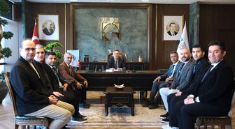 EPDAD heyetinden TOGÜ Rektörü Yılmaz'a ziyaret