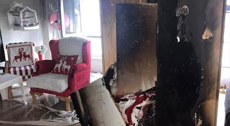Erdek'te ev yangını: 1 kişi dumandan etkilendi