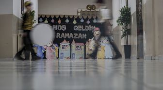 Erzurum'da bir ilkokulun tüm sınıfları ramazana özel süslendi