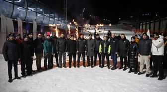 Erzurum'da Kış Sporları kapsamında 'Ünilig Türkiye Şampiyonası' açılışı yapıldı