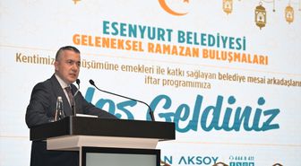 Esenyurt Belediye Başkan Vekili Aksoy, belediye personeliyle iftarda buluştu