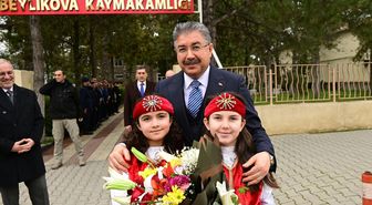 Eskişehir Valisi Yılmaz Beylikova'yı ziyaret etti