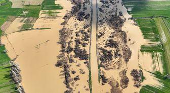 Gediz Nehri'nin Uşak'tan geçen bölümlerinde taşkın meydana geldi