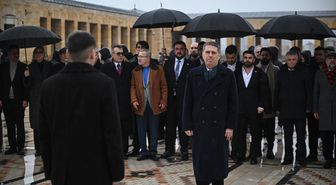 Gençlerbirliği yönetimi, Anıtkabir'i ziyaret etti