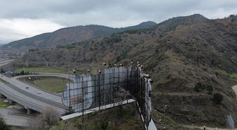 Göç yolundaki leylekler Bilecik'te mola verdi