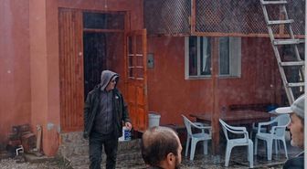 Göynük'te çıkan çatı yangını söndürüldü