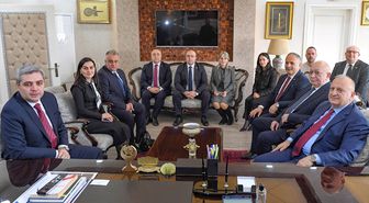 Gürcistan'ın Ankara Büyükelçisi Kalandia, Ünye Belediye Başkanı Tavlı'yı ziyaret etti